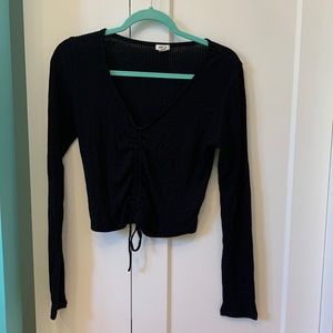 V-Neck Long Sleeve T-Shirt